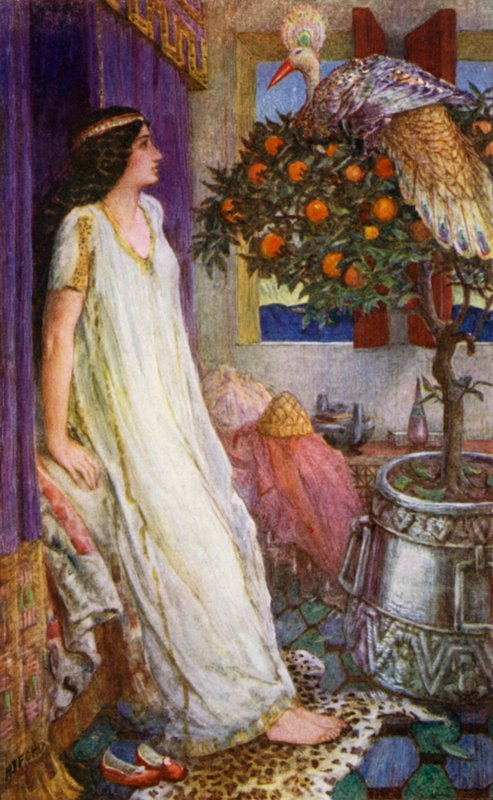 La principessa di Babilonia e la fenice da Henry Justice Ford