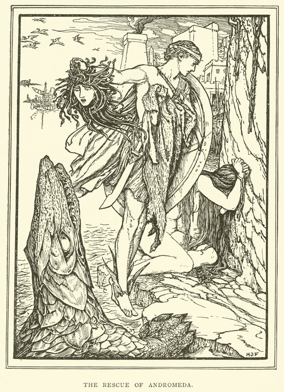 Il salvataggio di Andromeda da Henry Justice Ford