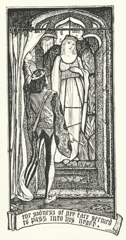 La tristezza del suo volto sembrava passare nel suo cuore da Henry Justice Ford