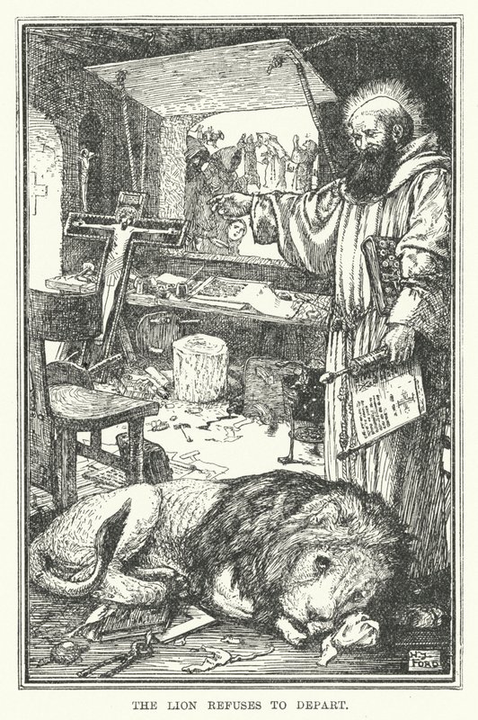 Il leone rifiuta di partire da Henry Justice Ford
