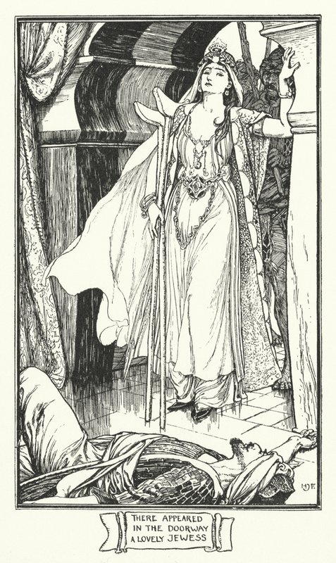 Apparve sulla soglia una bella ebrea (incisione) da Henry Justice Ford