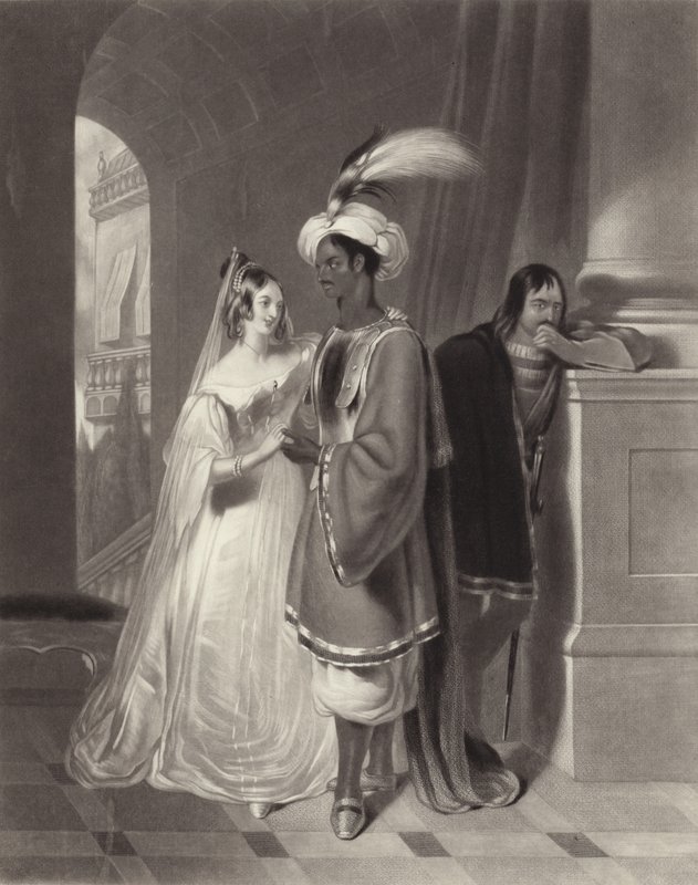 Otello e Desdemona da Henry Liverseege