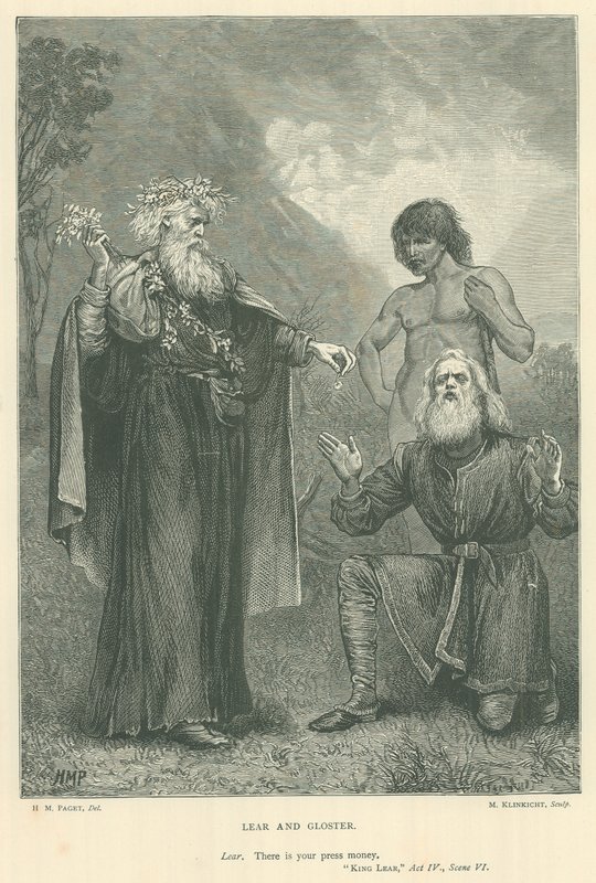 Illustrazione per Re Lear da Henry Marriott Paget