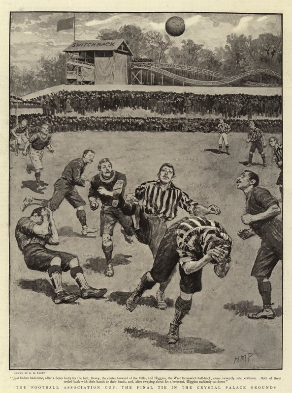 La Coppa della Football Association, la finale nei giardini del Crystal Palace da Henry Marriott Paget