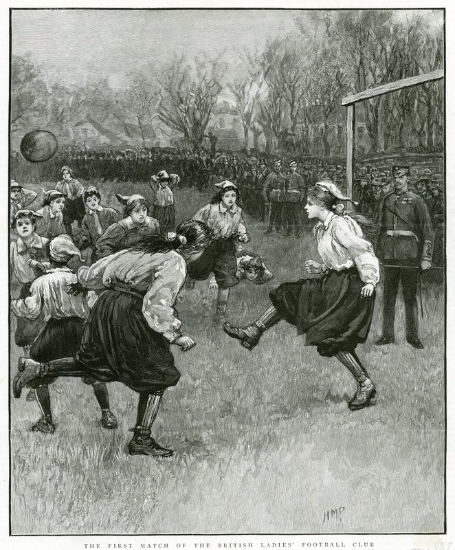 La prima partita del British Ladies