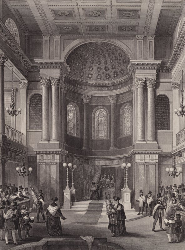 Celebrazione della Festa dei Tabernacoli, Sinagoga Ebraica, Great St Helen