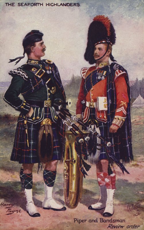 Gli Highlanders di Seaforth da Henry Payne
