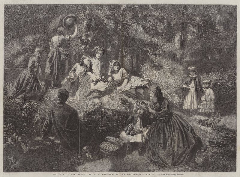 Vacanza nei boschi da Henry Peach Robinson
