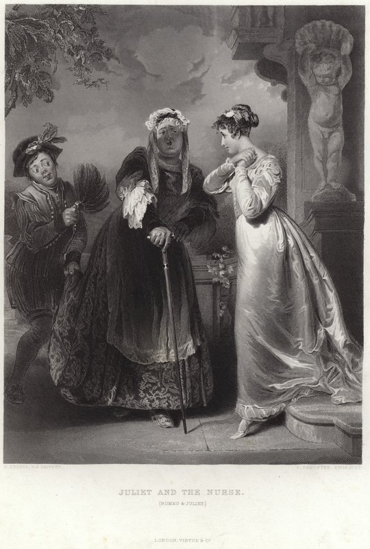 Giulietta e la Nutrice da Henry Perronet Briggs