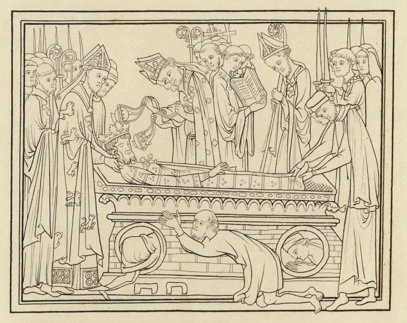 Sepoltura di Edoardo il Confessore, circa metà del XIII secolo da Henry Shaw