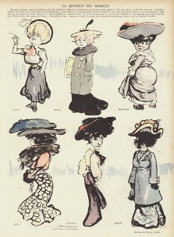 Illustrazione per Le Rire da Henry Somm