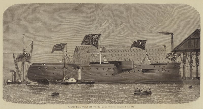 Varo della HMS Sultan da Henry Spernon Tozer