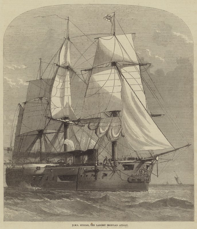 HMS Sultan, il Più Grande Corazzato Galleggiante da Henry Spernon Tozer