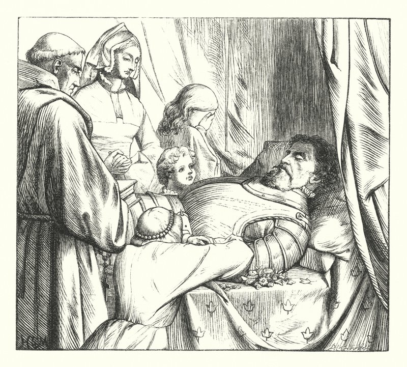 Il lamento dei famosi (incisione) da Henry Stacey (after) Marks
