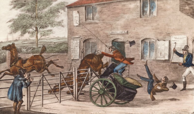 "Mi chiedo se sia un buon saltatore di legname!" da Henry Thomas (after) Alken