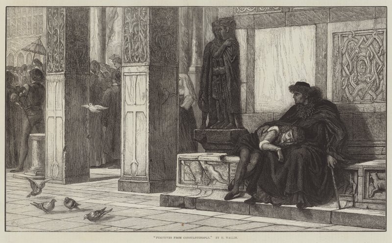 Fuggitivi da Costantinopoli da Henry Wallis