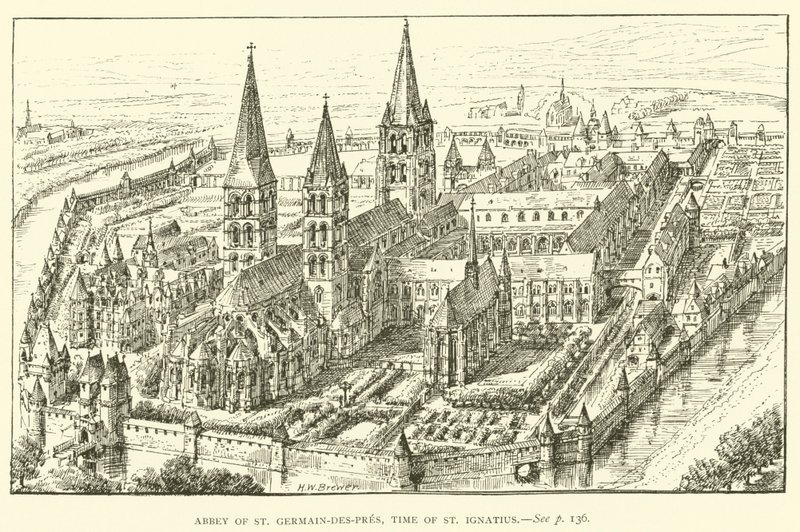 Abbazia di Saint-Germain-des-Prés, tempo di Sant