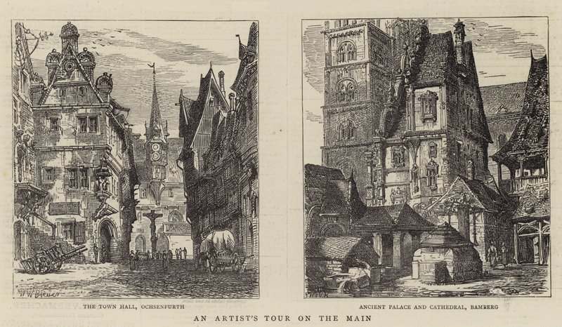 Il tour di un artista sul Meno da Henry William Brewer