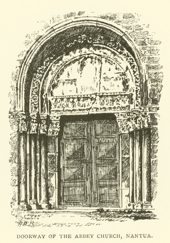 Portale della Chiesa Abbaziale, Nantua da Henry William Brewer