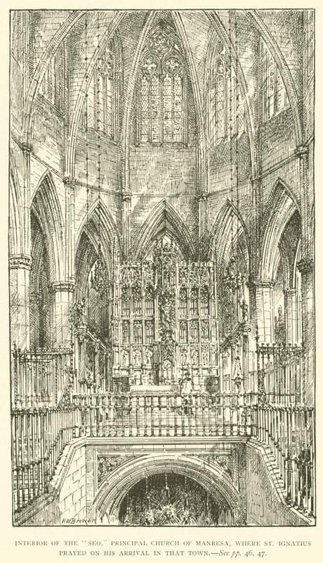 Interno della "Seo," Chiesa Principale di Manresa, dove Sant