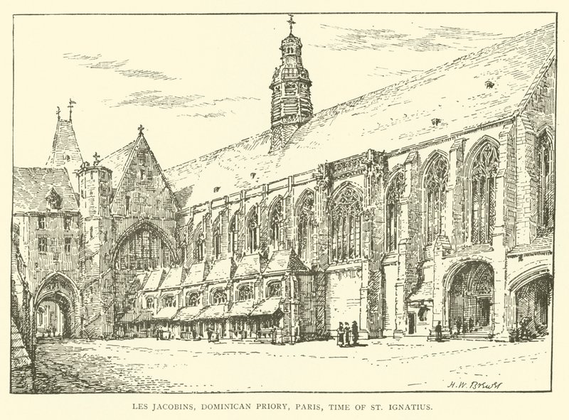 Les Jacobins, convento domenicano, Parigi, tempo di Sant