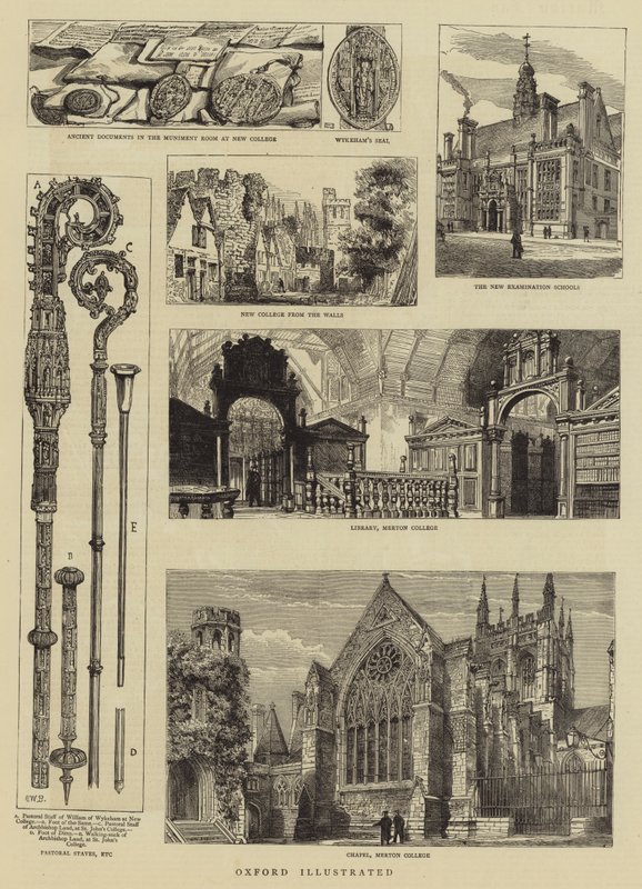 Oxford illustrata da Henry William Brewer