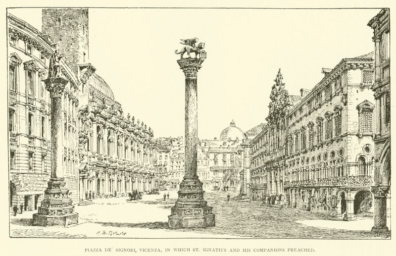 Piazza dei Signori, Vicenza, dove predicavano Sant