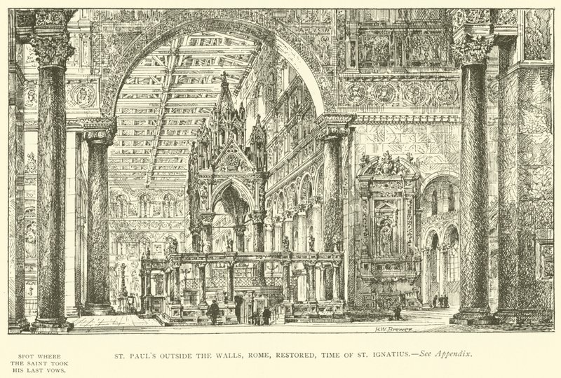San Paolo fuori le Mura, Roma, restaurato, tempo di Sant