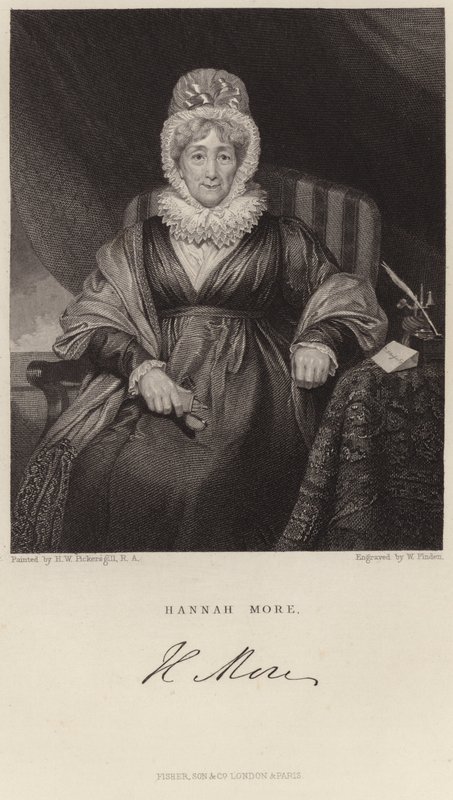 Ritratto di Hannah More da Henry William Pickersgill