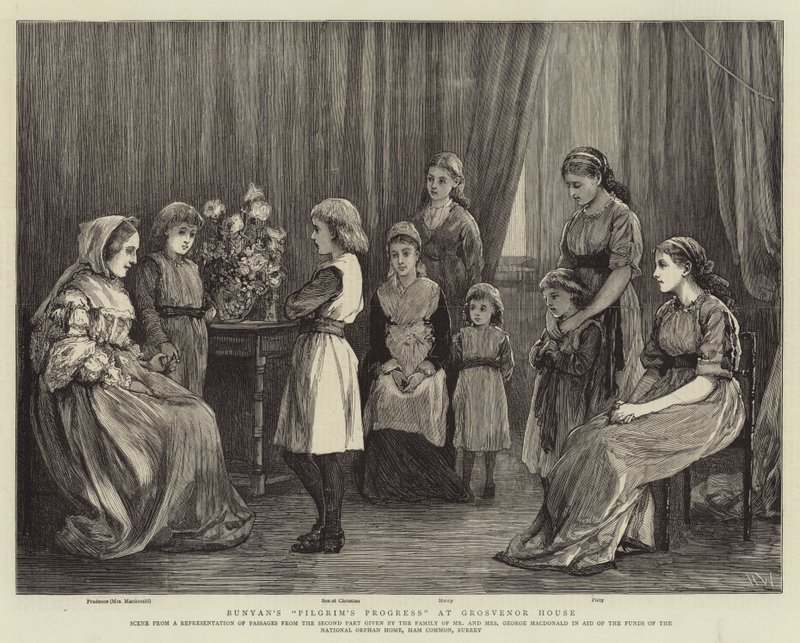 Il progresso del pellegrino di Bunyan a Grosvenor House da Henry Woods