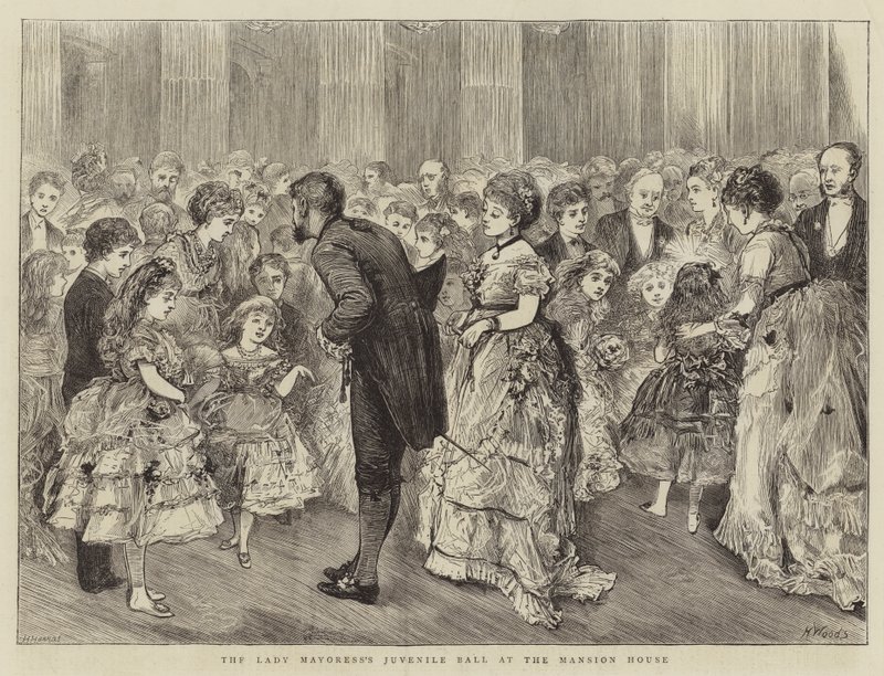 Il Ballo Giovanile della Lady Mayoress alla Mansion House da Henry Woods