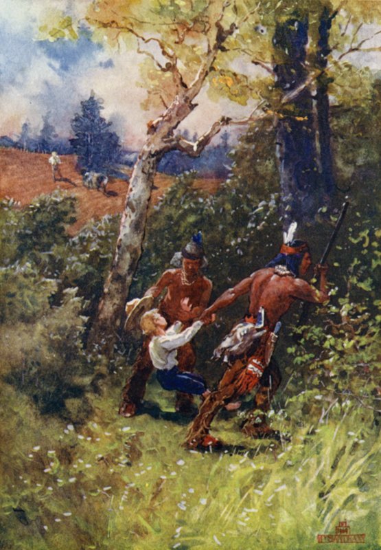 Un bambino nei boschi da Henry after Sandham