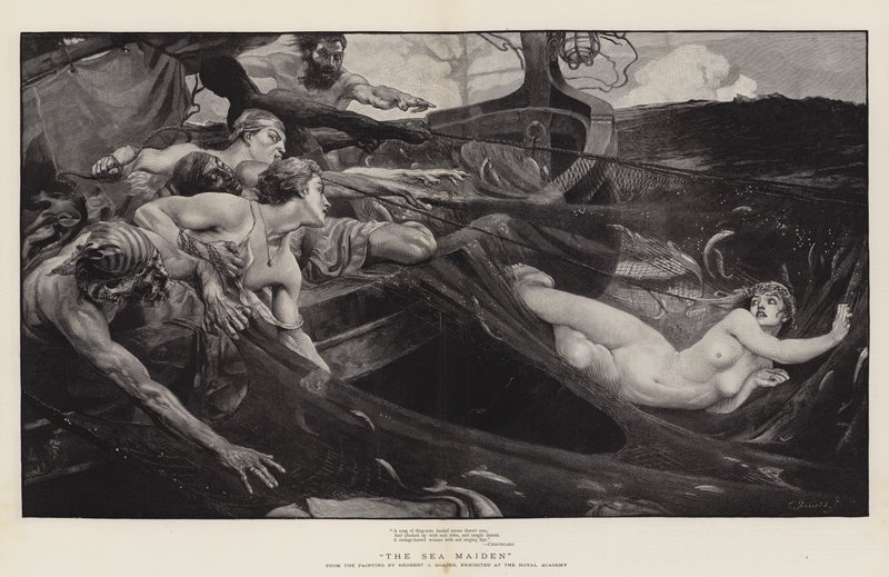 La fanciulla del mare da Herbert James Draper