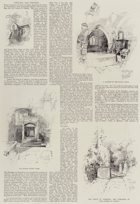 Vecchia chiesa di Chelsea da Herbert Railton