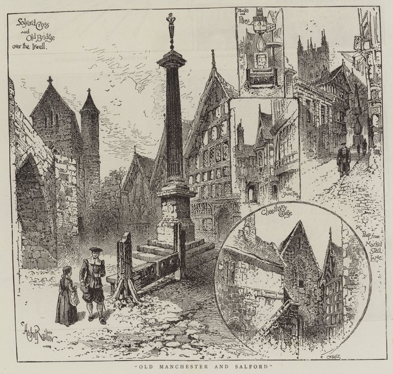 Vecchia Manchester e Salford da Herbert Railton