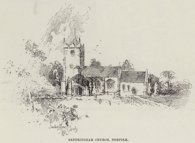 Chiesa di Sandringham, Norfolk da Herbert Railton