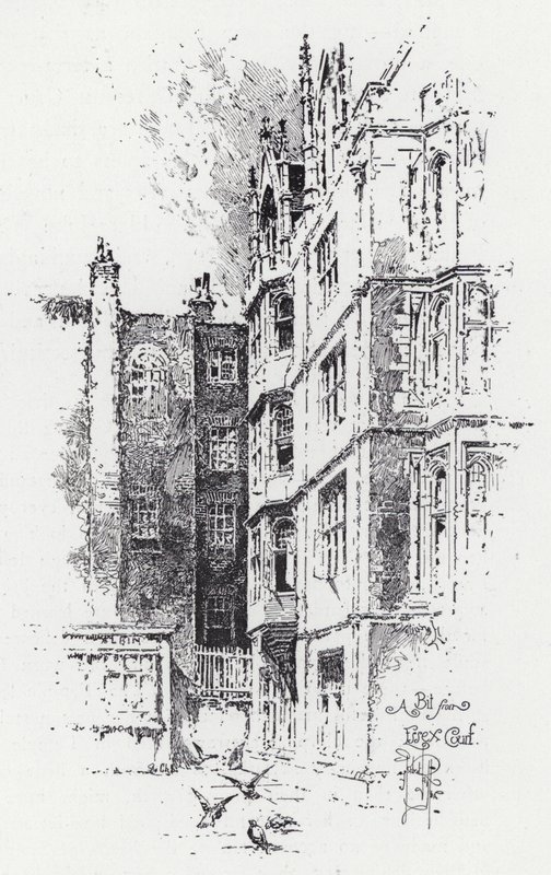 Un pezzo da Essex Court da Herbert (after) Railton