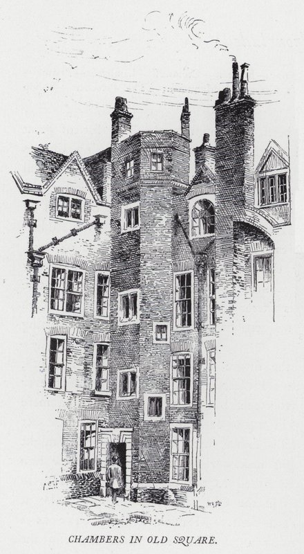 Camere in Old Square da Herbert (after) Railton