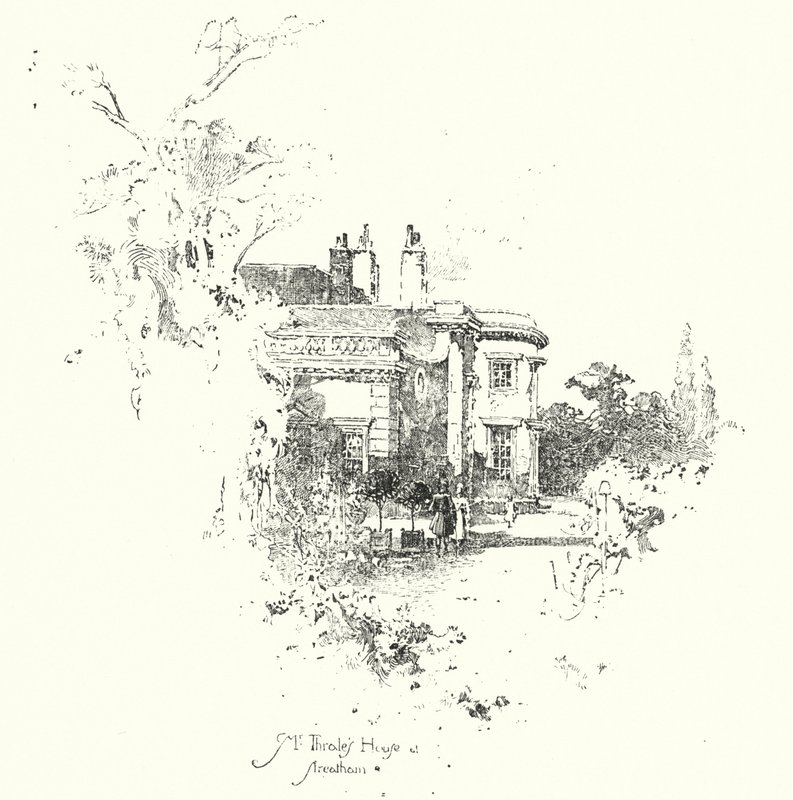 Casa di Mrs Thrale, Streatham da Herbert (after) Railton