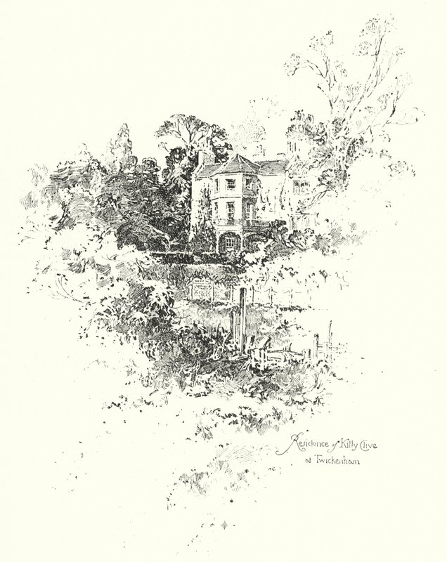 Residenza di Kitty Clive, Twickenham, Londra da Herbert (after) Railton