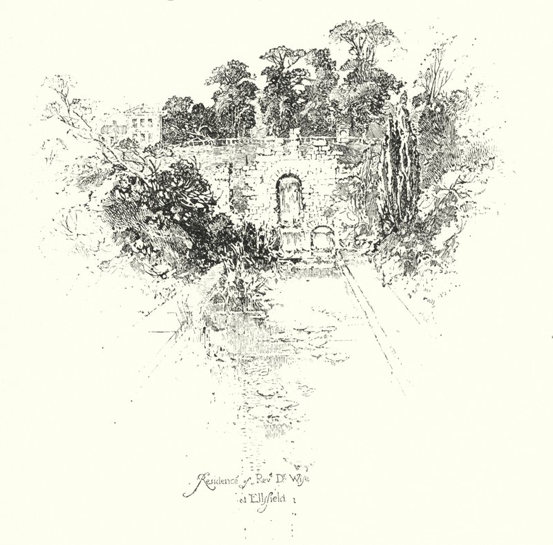 Residenza del Reverendo Dr Wise, a Ellsfield da Herbert (after) Railton