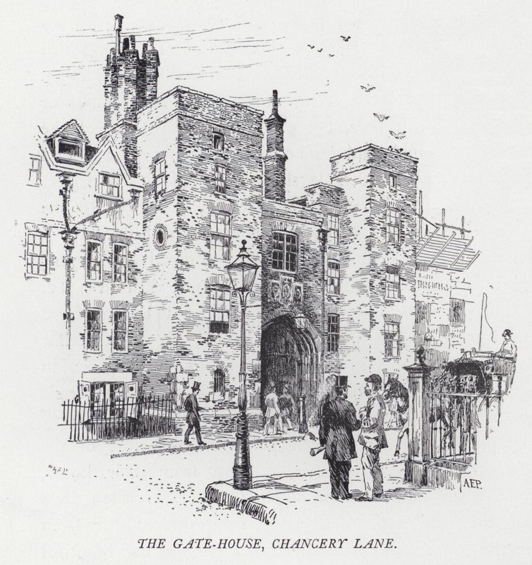 La Porta, Chancery Lane da Herbert (after) Railton