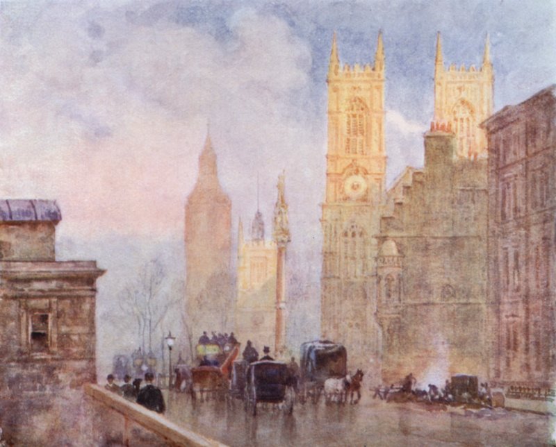 La Fine di Victoria Street, Westminster da Herbert Menzies (after) Marshall