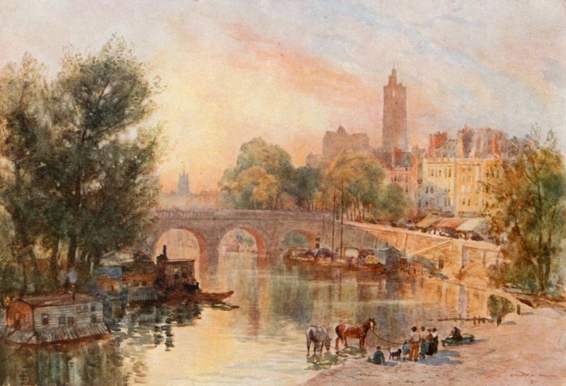 Il Pont Marie, Parigi da Herbert Menzies Marshall