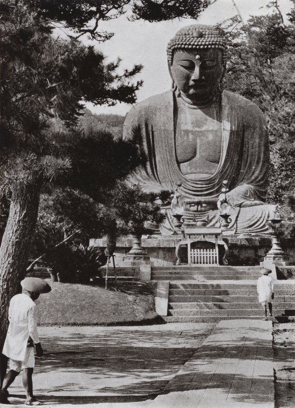 Amida, il Buddha (foto in b/n) da Herbert Ponting