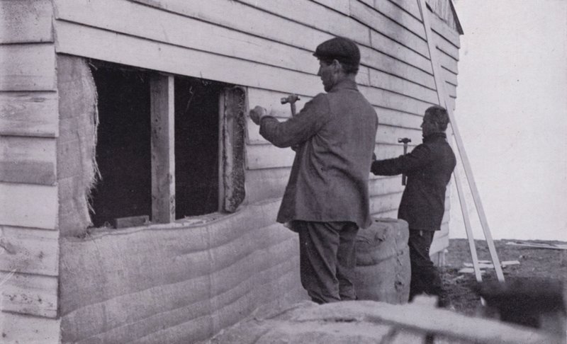 La capanna è stata eretta da Herbert Ponting