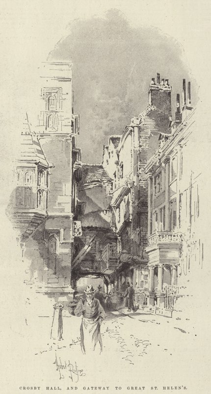 Crosby Hall e il portale di Great St Helen