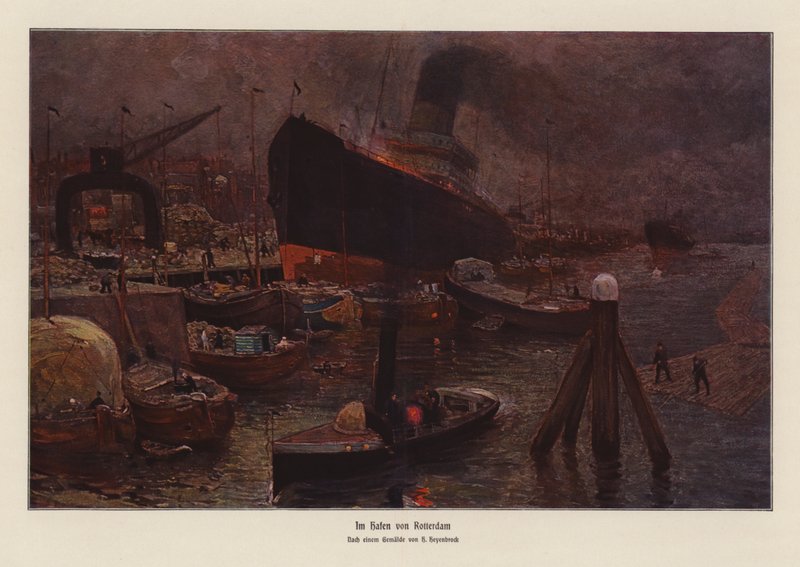 Nel porto di Rotterdam da Herman Heijenbrock