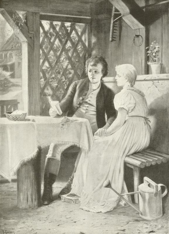 Goethe e Frederike da Hermann Kaulbach