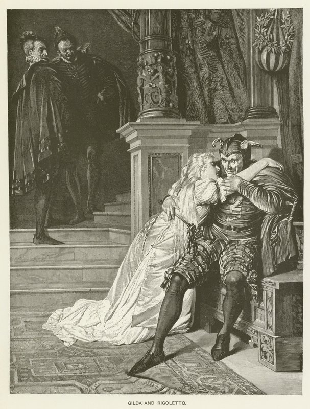 Gilda e Rigoletto da Hermann Kaulbach